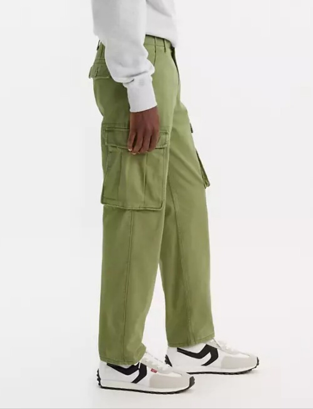 Levi's Ace Cargo Pants Olive Green 36 x 32 - Picture 14 of 16